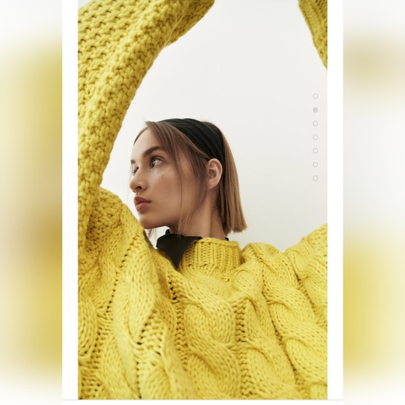Zara Cable Knit Sweater - Picture 6 of 7